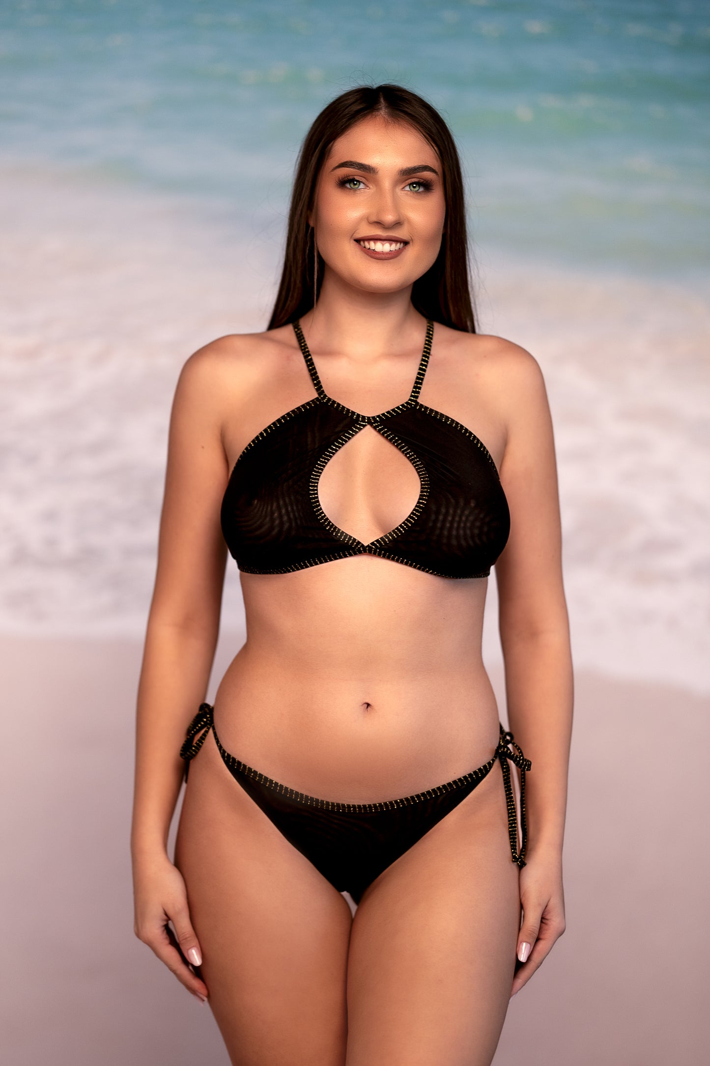 Aziza Keyhole Halter