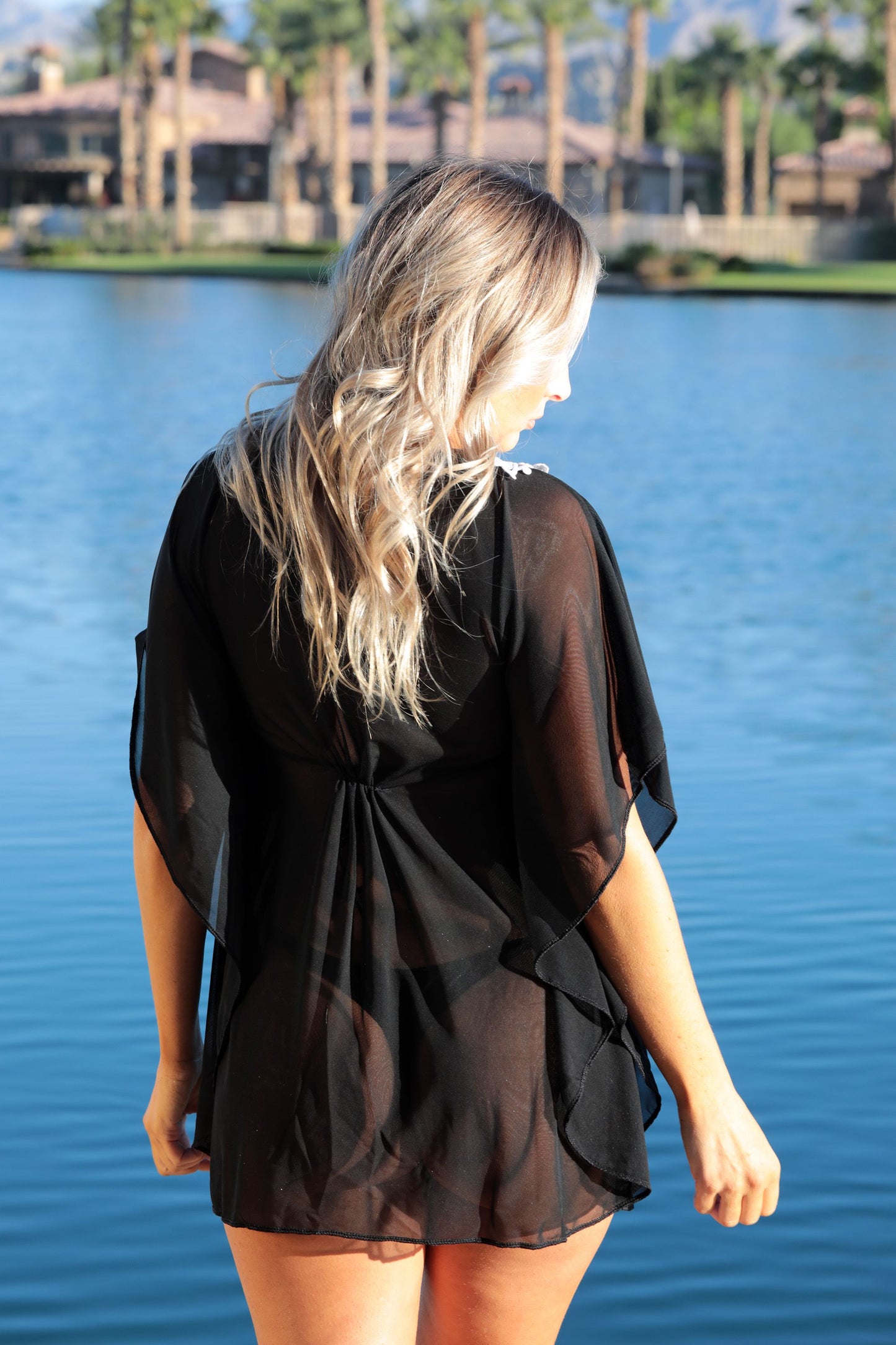 Riviera Mesh Poncho