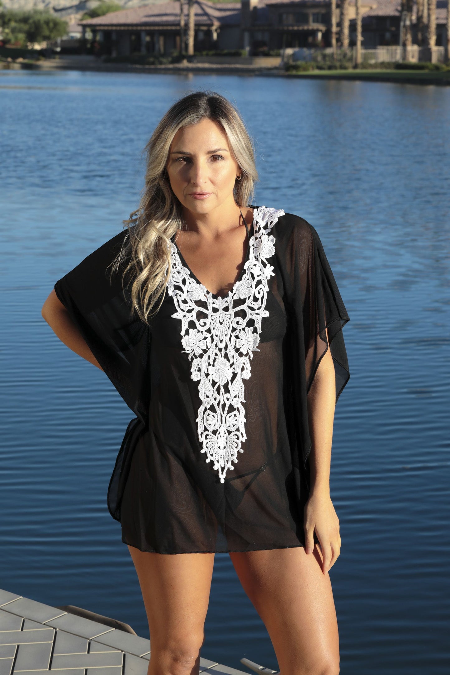 Riviera Mesh Poncho