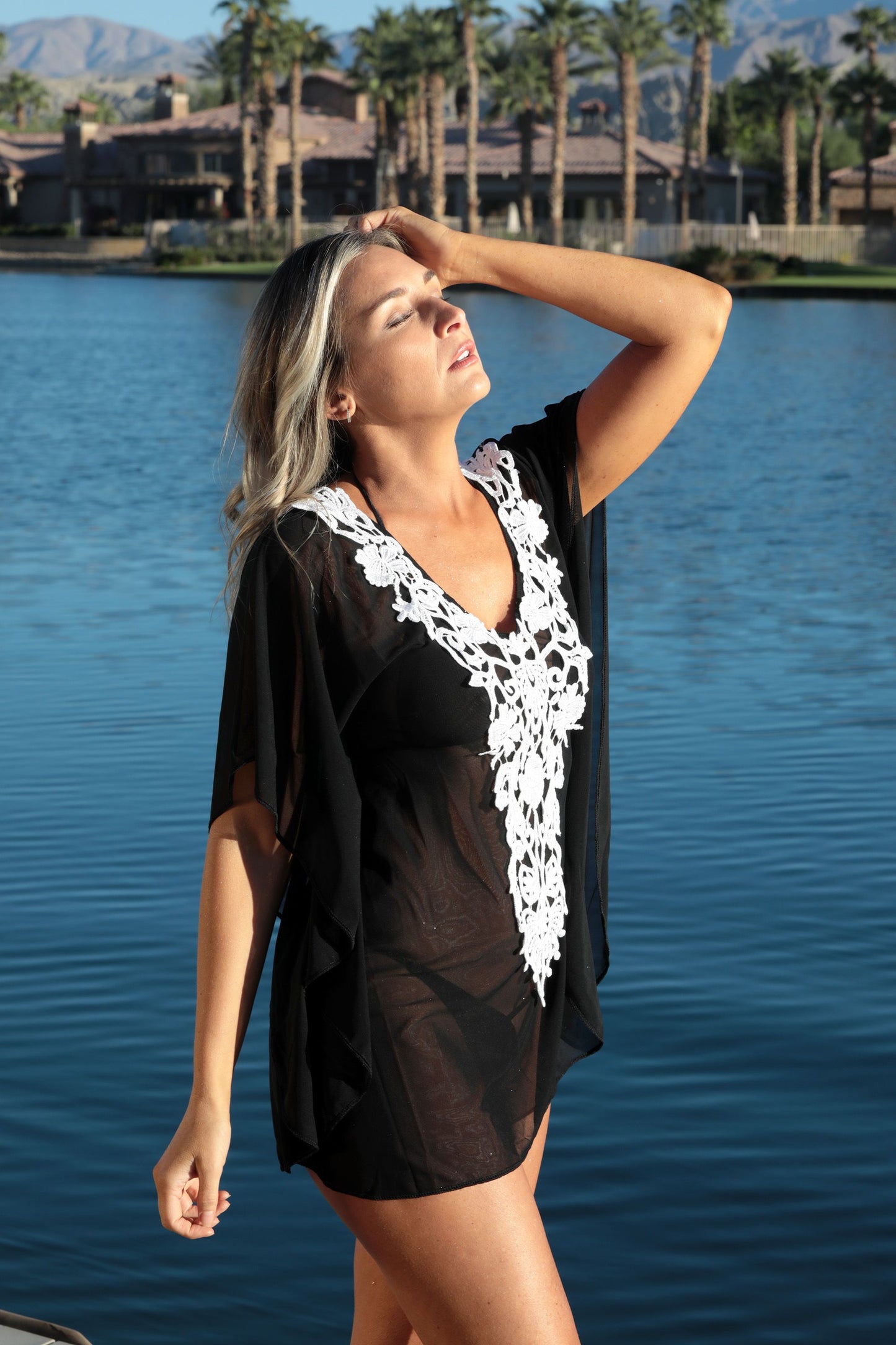 Riviera Mesh Poncho