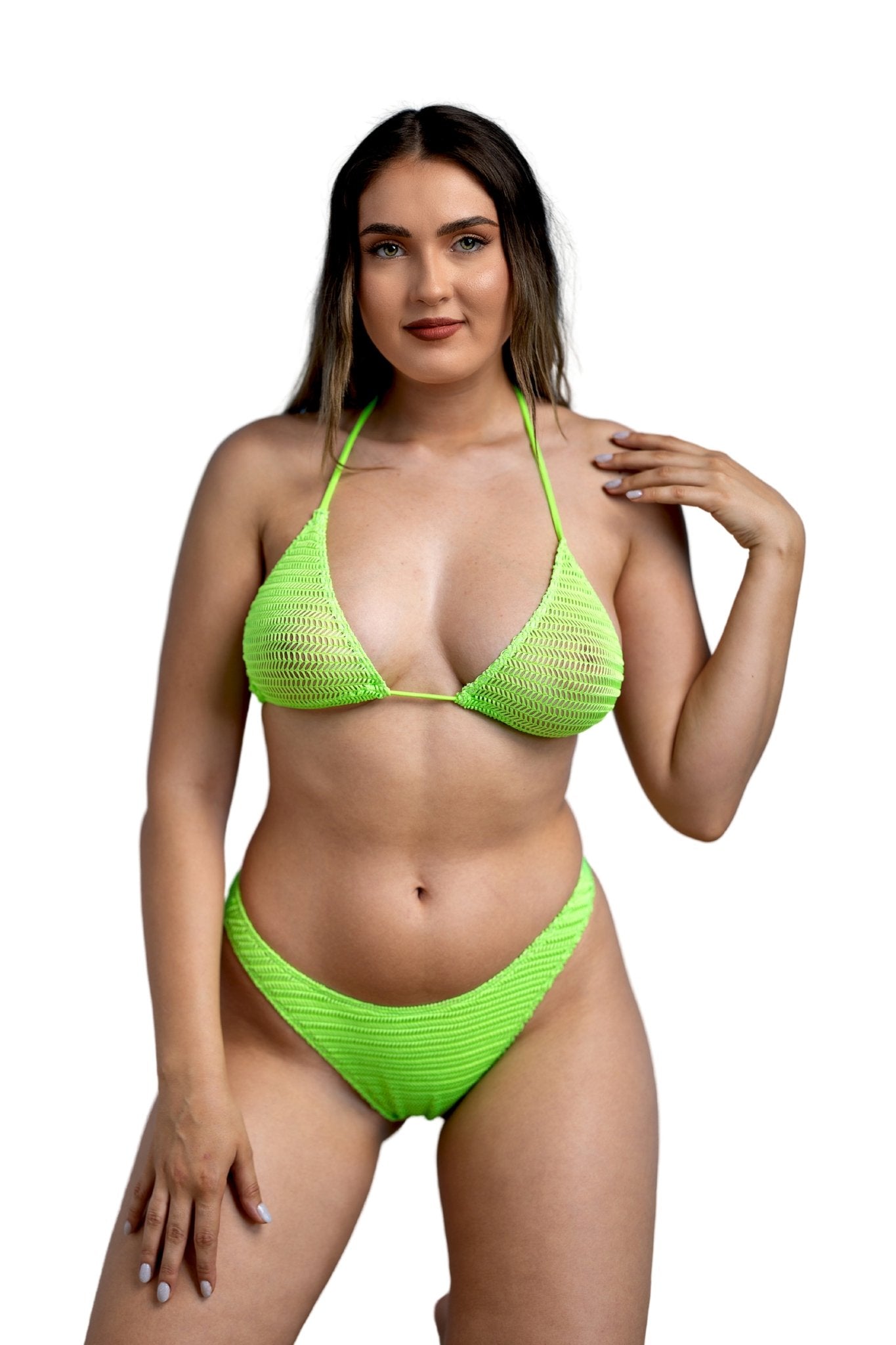 Crochet Cannes Triangle Bikini Top - Brigitewear International, LLC