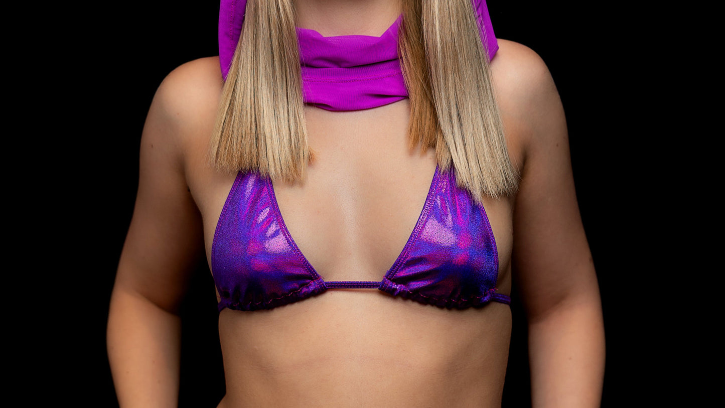 Candescent Grape Sexy Triangle Top - Brigitewear International, LLC