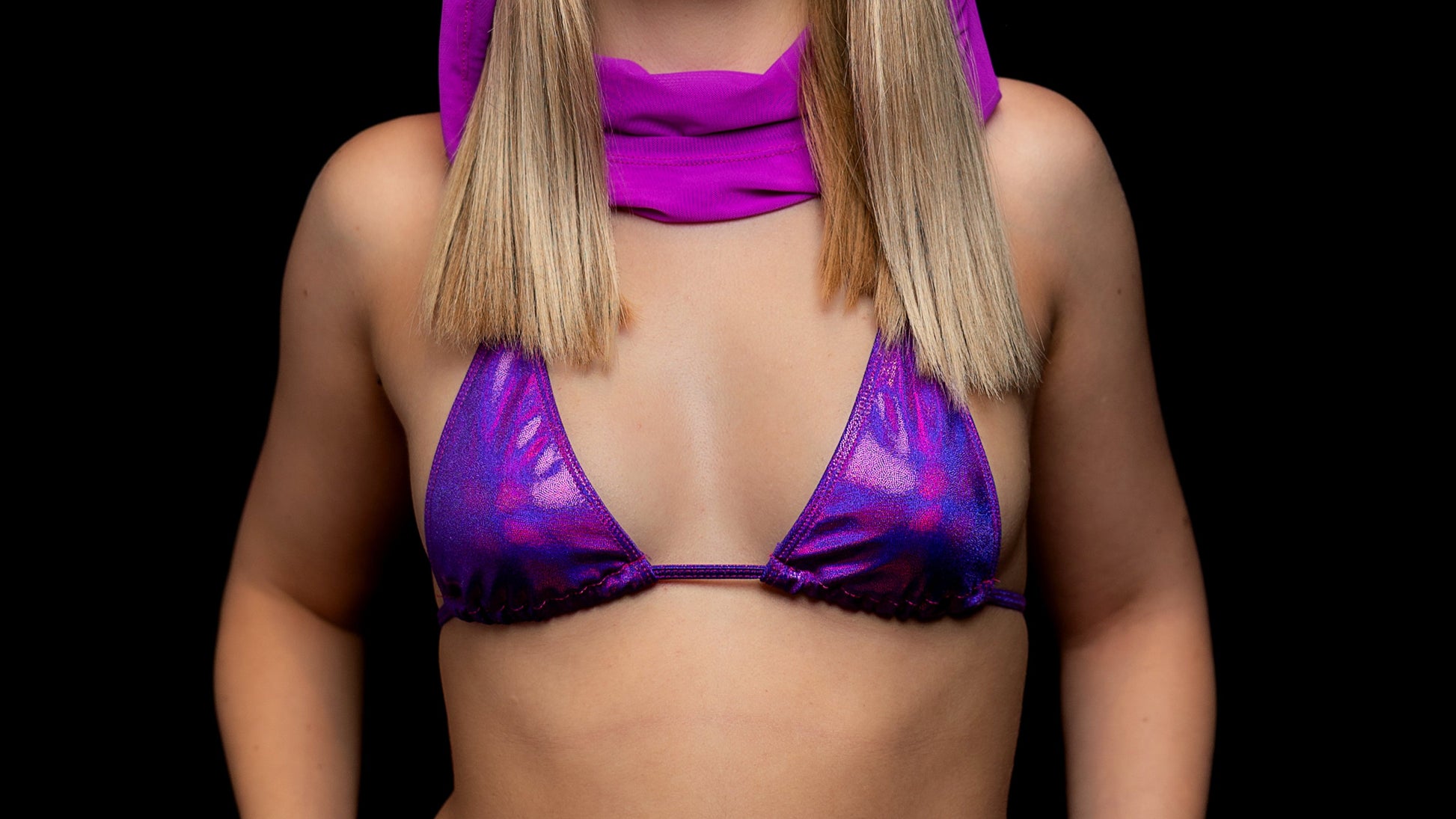 Candescent Grape Sexy Triangle Top - Brigitewear International, LLC
