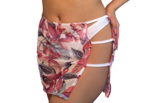 Strappy Mini Skirt