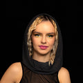 Black Mesh Hood – Festival Ready Mesh Hoodie
