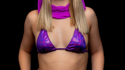 Candescent Grape Sexy Triangle Top - Brigitewear International, LLC