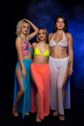 Coachella Pants – Sheer Tie Side Festival Mesh Cover-Up