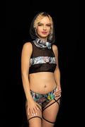 Electric Glint Cropped Tank - By Brigitewear