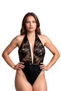 High Waist Halter One Piece- Brigitewear