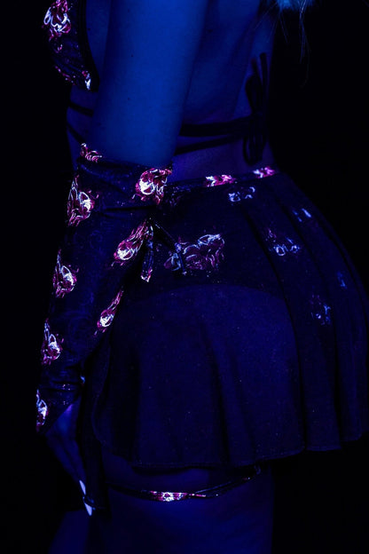 Inferno Heart Pointed Gloves-Rave Festival - Brigitewear International, LLC