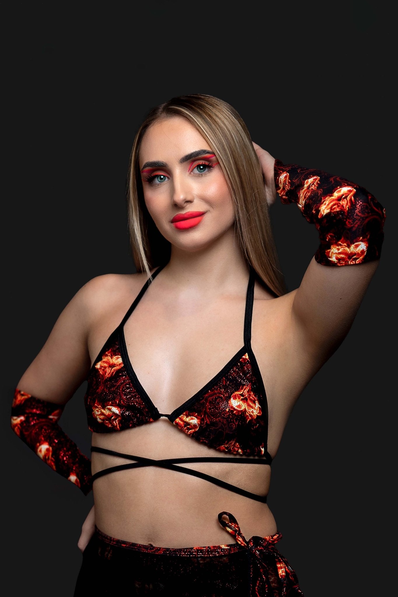 Inferno Heart Triangle Top-Rave Festival - Brigitewear International, LLC