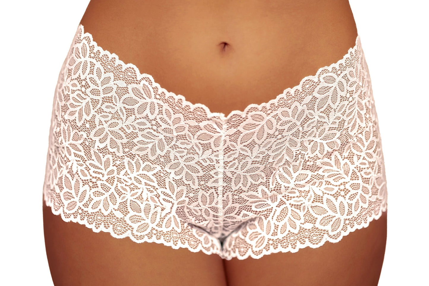 Lace Panty Boy Shorts - Brigitewear International, LLC
