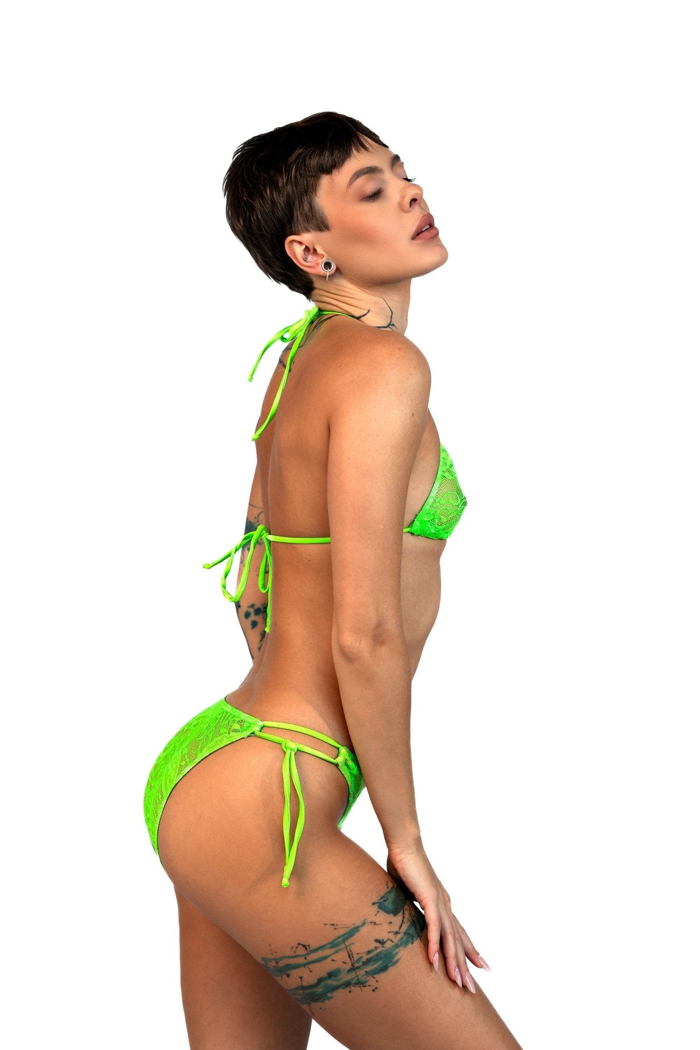 Lime Paisley Bikini Bottoms - Stylish & Sexy Look - Brigitewear International, LLC