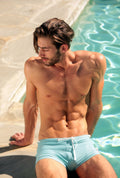 Men’s Square Cut Swim Shorts – Low Rise, Sheer & Sexy Fit | Brigitewear