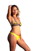 Navy Kaleidoscope Bikini Top- Brigitewear