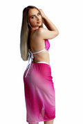 Pink Sparkle Ombre Scrunchie Skirt
