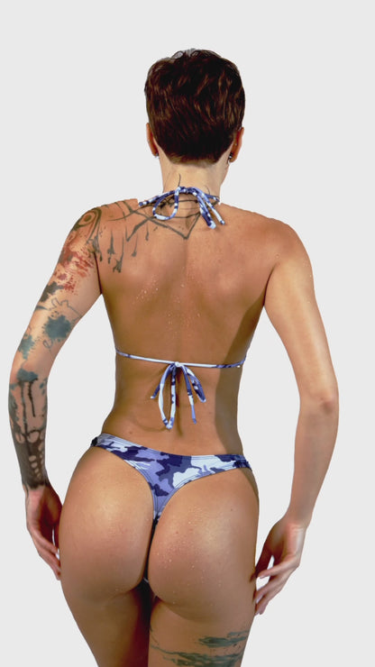 Camo Cannes Thong & Rio Bikini Bottom - By Brigitewear