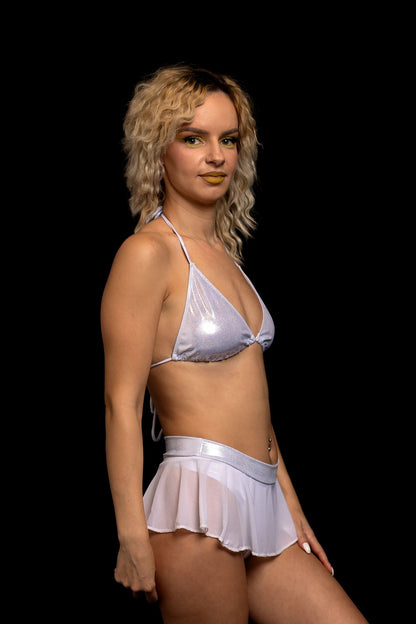 Sparkle Rave Triangle Top- Rave Festival - Brigitewear International, LLC