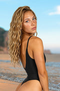 St. Tropez One Piece Thong Swimsuit – Sexy High-Cut Sheer Swimwear