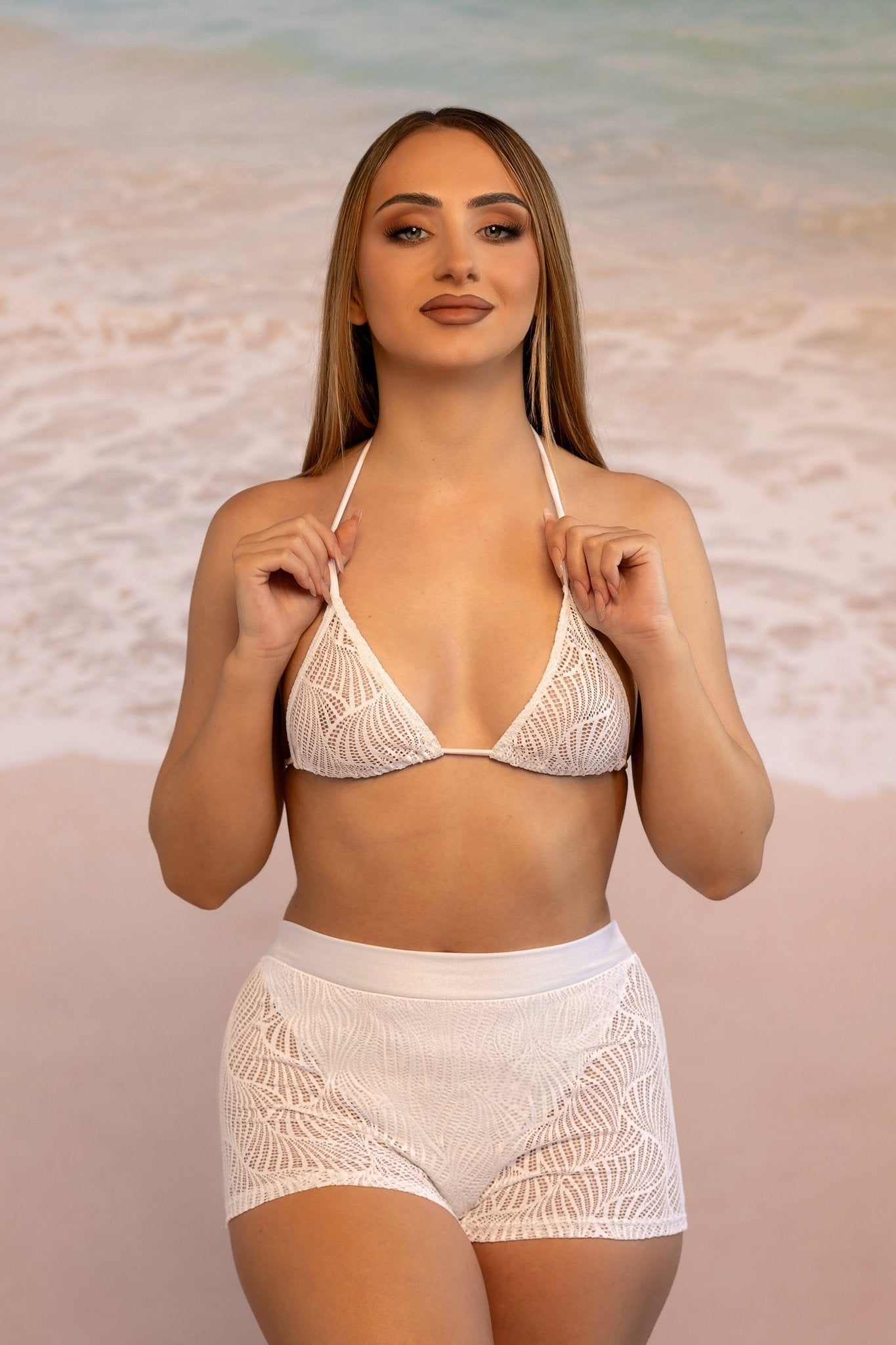 Twister Lace Shorts - Brigitewear International, LLC